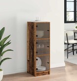 VidaXL Highboard Oud Hout 35 x 37 x 109 cm Bewerkt hout