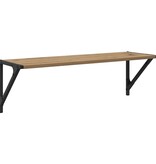 VidaXL Wandplanken 2 pcs Artisan Eiken 80 x 25 x 25,5 cm Bewerkt hout