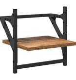 VidaXL Wandplankenset 6 pcs Oud Hout 100 x 25 x 30 cm Bewerkt hout