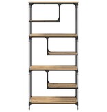 VidaXL Boekenkast artisanaal eikenkleurig 81 x 36 x 176 cm