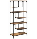 VidaXL Boekenkast Oud hout 81 x 36 x 176 cm Bewerkt hout