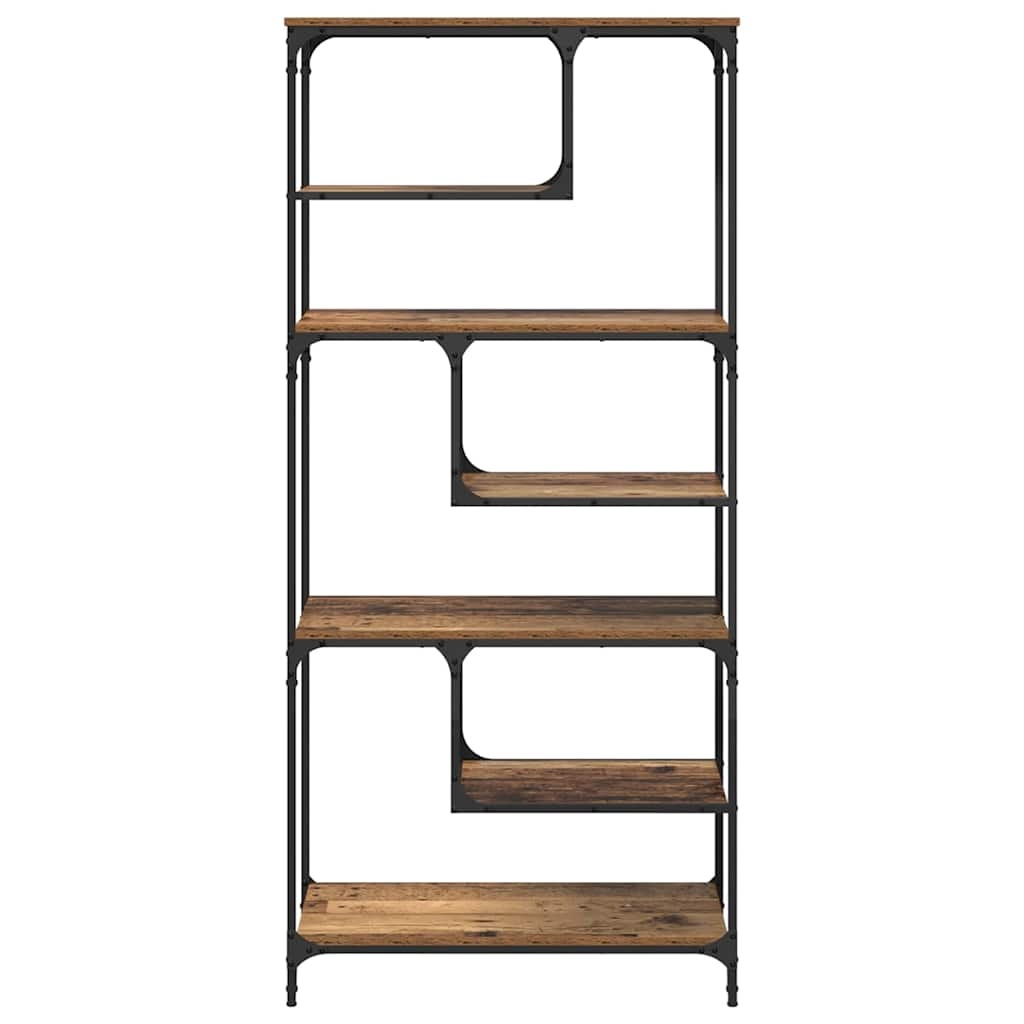 VidaXL Boekenkast Oud hout 81 x 36 x 176 cm Bewerkt hout