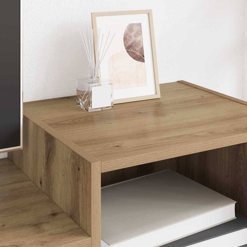 VidaXL TV-kast Artisan Eiken 160 x 35 x 55 cm Bewerkt hout