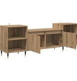 VidaXL TV-kast Artisan Eiken 160 x 35 x 55 cm Bewerkt hout