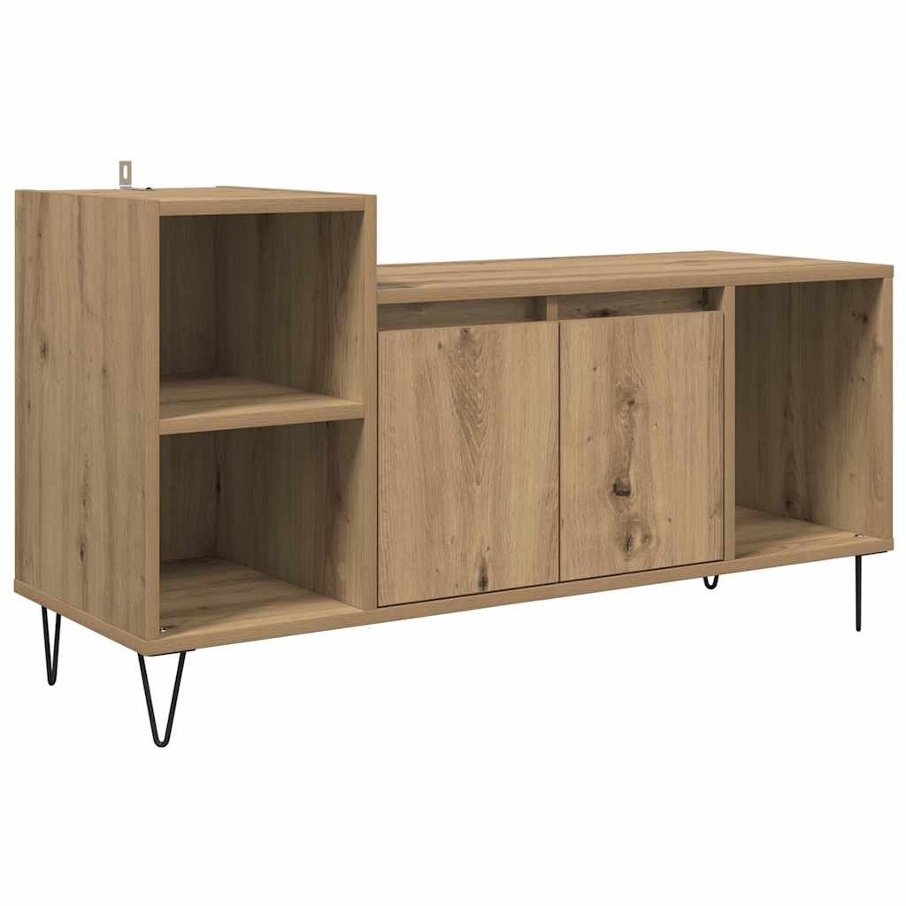 VidaXL TV-kast Artisan Eiken 100 x 35 x 55 cm Bewerkt hout