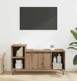 VidaXL TV-kast Artisan Eiken 100 x 35 x 55 cm Bewerkt hout