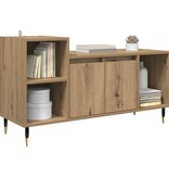 VidaXL TV-kast Artisan Eiken 100 x 35 x 55 cm Bewerkt hout