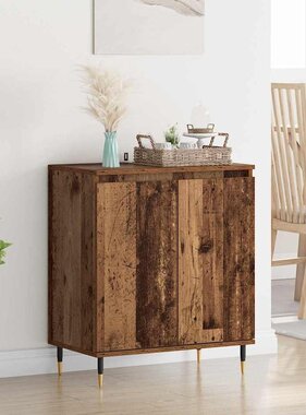VidaXL Dressoir Oud Hout 60 x 35 x 70 cm Bewerkt hout