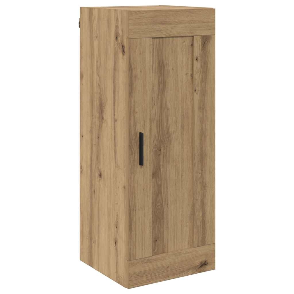 VidaXL Wandkast Artisan Eiken 34,5 x 34 x 90 cm Bewerkt hout