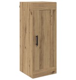 VidaXL Wandkast Artisan Eiken 34,5 x 34 x 90 cm Bewerkt hout