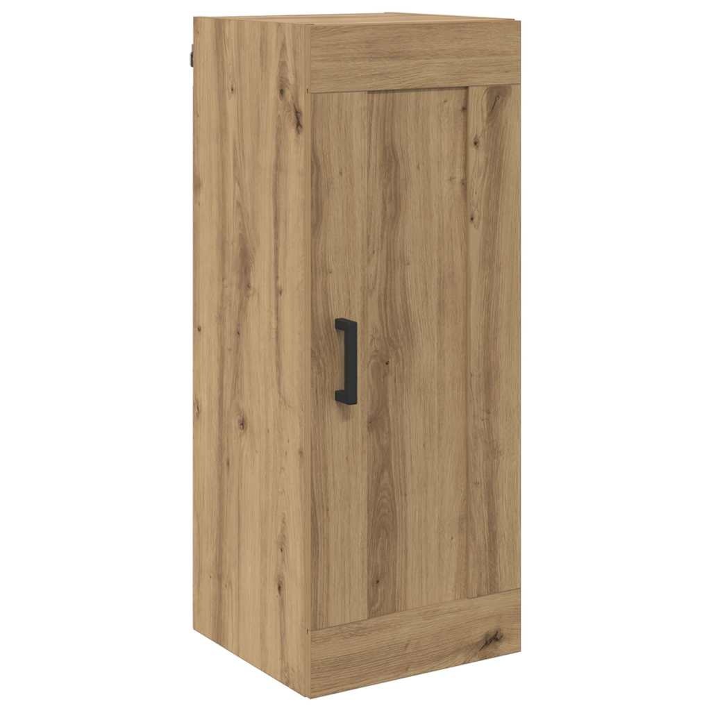 VidaXL Wandkast Artisan Eiken 34,5 x 34 x 90 cm Bewerkt hout