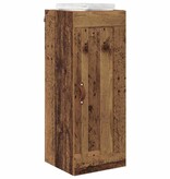 VidaXL Wandkast Oud Hout 34,5 x 34 x 90 cm Bewerkt hout