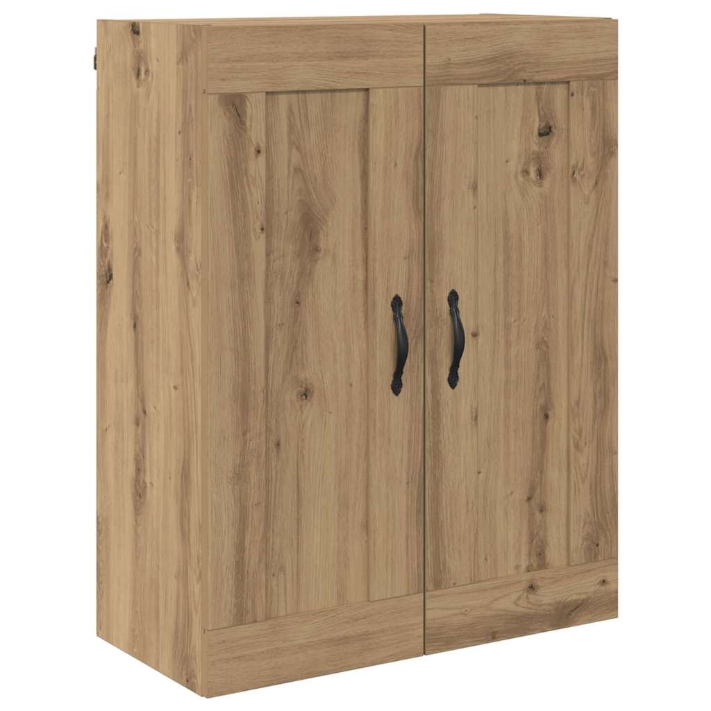 VidaXL Wandkast Artisan Eiken 69,5 x 34 x 90 cm Bewerkt hout