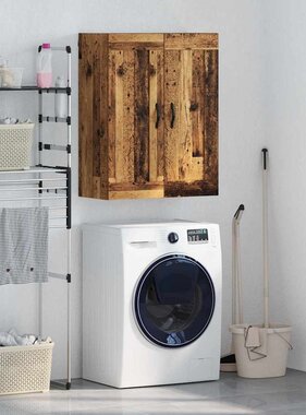 VidaXL Wandkast Oud Hout 69,5 x 34 x 90 cm Bewerkt hout