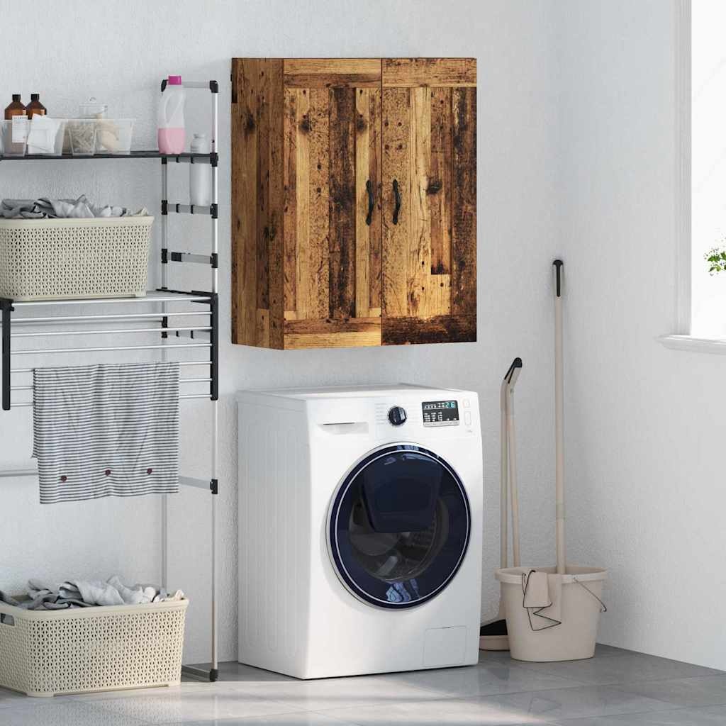 VidaXL Wandkast Oud Hout 69,5 x 34 x 90 cm Bewerkt hout