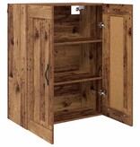 VidaXL Wandkast Oud Hout 69,5 x 34 x 90 cm Bewerkt hout