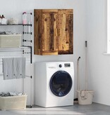 VidaXL Wandkast Oud Hout 69,5 x 34 x 90 cm Bewerkt hout