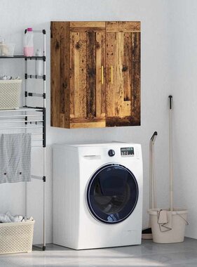 VidaXL Wandkast Oud Hout 69,5 x 34 x 90 cm Bewerkt hout