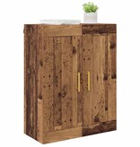 VidaXL Wandkast Oud Hout 69,5 x 34 x 90 cm Bewerkt hout