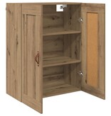 VidaXL Wandkast Artisan Eiken 69,5 x 34 x 90 cm Bewerkt hout