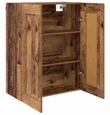VidaXL Wandkast Oud Hout 69,5 x 34 x 90 cm Bewerkt hout