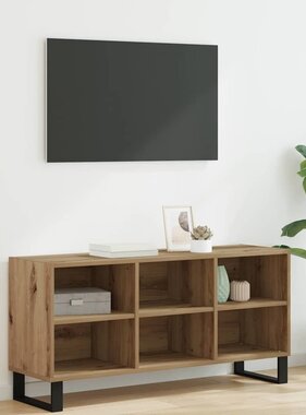 VidaXL TV-kast Artisan Eiken 103,5 x 30 x 50 cm Bewerkt hout