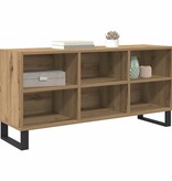 VidaXL TV-kast Artisan Eiken 103,5 x 30 x 50 cm Bewerkt hout
