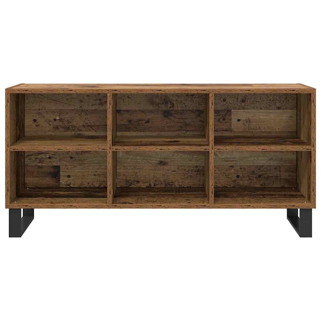 VidaXL TV-kast Oud Hout 103,5 x 30 x 50 cm Bewerkt hout