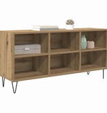 VidaXL TV-kast Artisan Eiken 103,5 x 30 x 50 cm Bewerkt hout