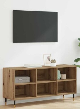 VidaXL TV-kast Artisan Eiken 103,5 x 30 x 50 cm Bewerkt hout