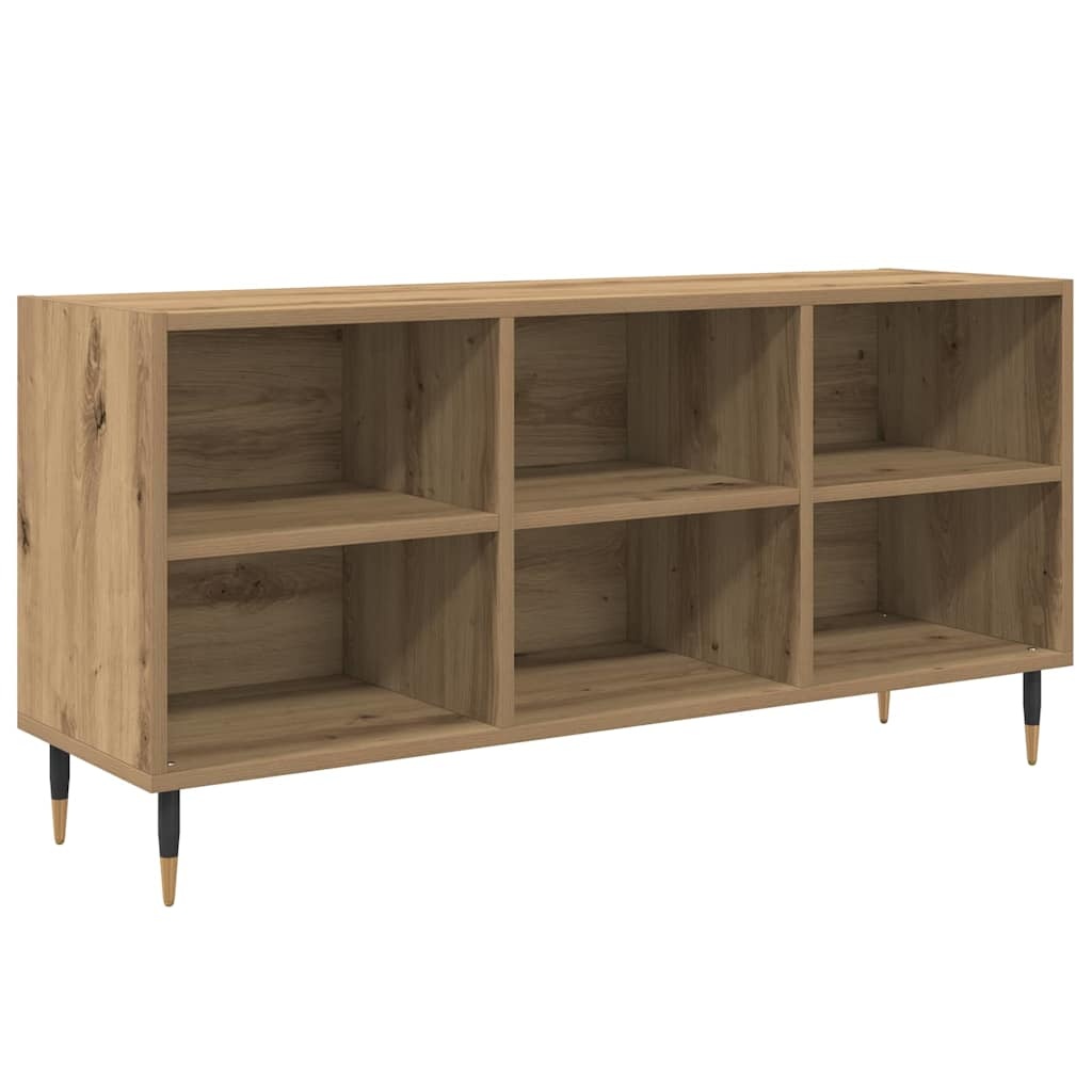 VidaXL TV-kast Artisan Eiken 103,5 x 30 x 50 cm Bewerkt hout