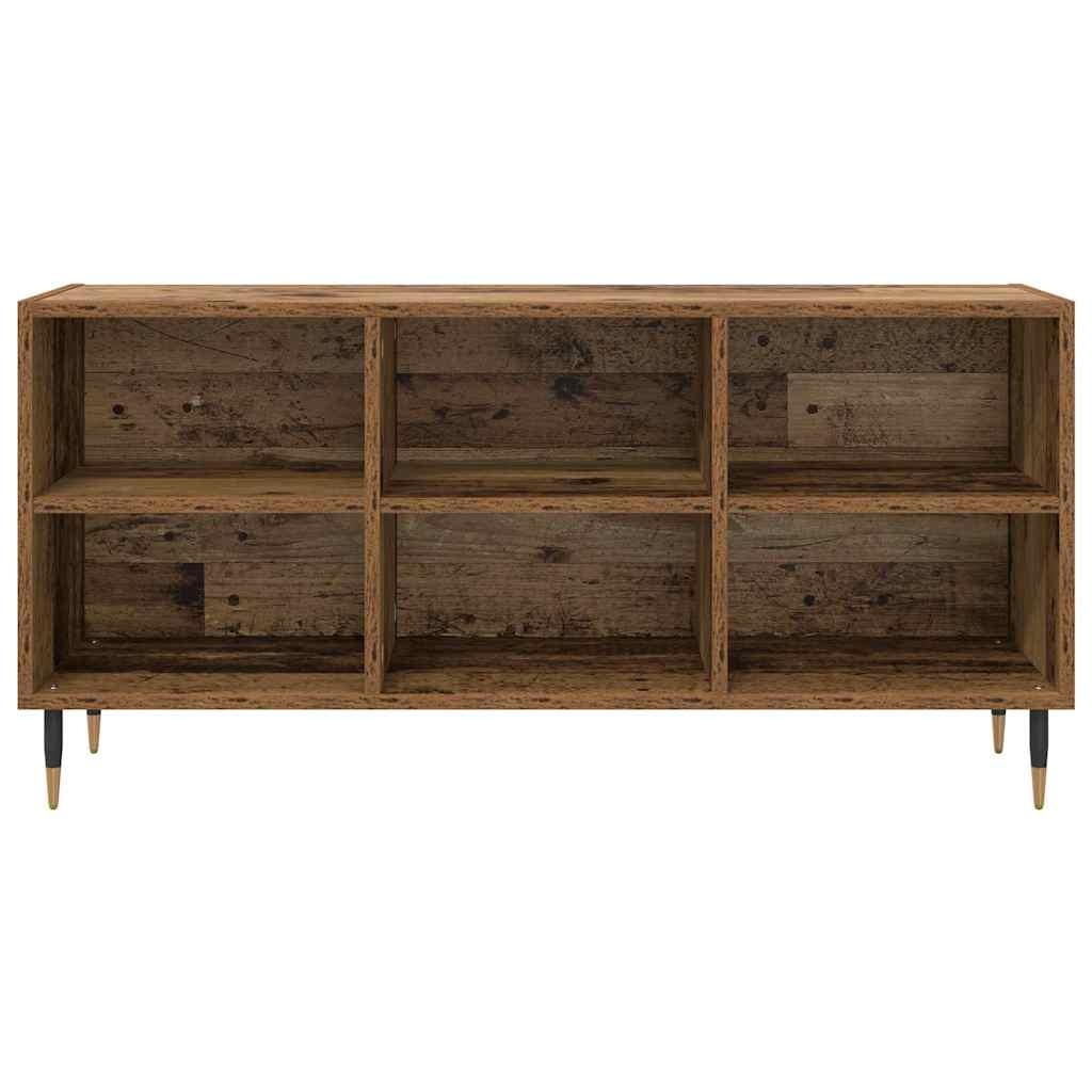 VidaXL TV-kast Oud Hout 103,5 x 30 x 50 cm Bewerkt hout