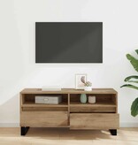 VidaXL TV-kast met lade Artisan Eiken 100 x 34,5 x 44,5 cm