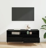 VidaXL TV-kast met lade Zwart Eiken 100 x 34,5 x 44,5 cm