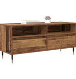VidaXL TV-kast Oud Hout 100 x 34,5 x 44,5 cm Gemonteerd hout en ijzer