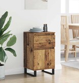 VidaXL Dressoir met lade Oud hout 35 x 40 x 70 cm Bewerkt hout
