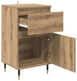 VidaXL Dressoir Artisan Eiken 40 x 35 x 70 cm Gemonteerd hout en ijzer