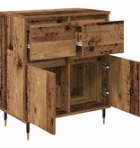 VidaXL Dressoir Oud Hout 60 x 35 x 70 cm Gemonteerd hout en ijzer