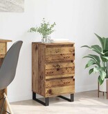 VidaXL Dressoir met lade Oud hout Bewerkt hout