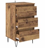 VidaXL Dressoir Oud Hout 40 x 35 x 70 cm Gemonteerd hout en ijzer