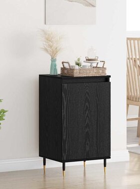 VidaXL Dressoir 2 pcs Zwart Eiken 40 x 35 x 70 cm