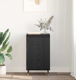 VidaXL Dressoir 2 pcs Zwart Eiken 40 x 35 x 70 cm