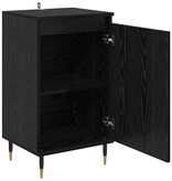 VidaXL Dressoir 2 pcs Zwart Eiken 40 x 35 x 70 cm