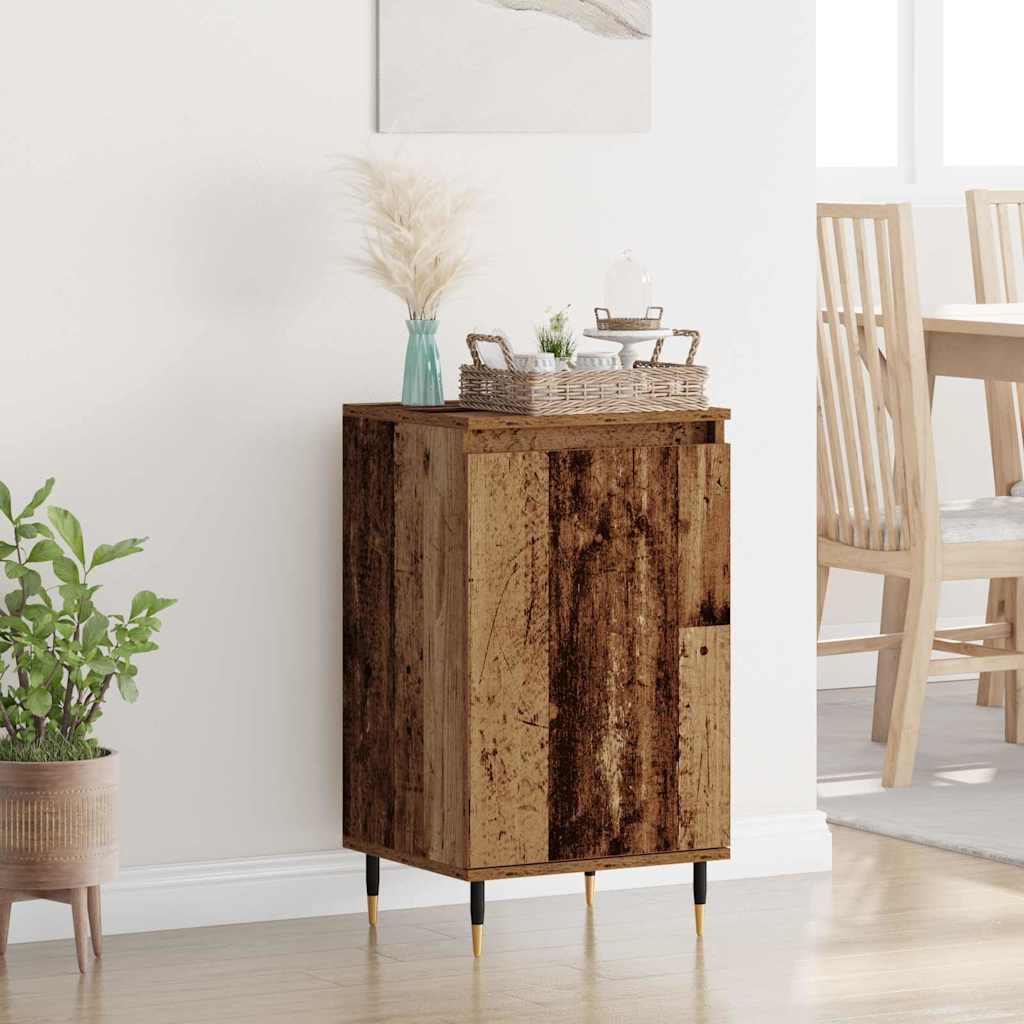 VidaXL Dressoir 2 pcs Oud Hout 40 x 35 x 70 cm