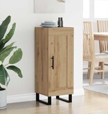 VidaXL Dressoir Artisan Eiken 34,5 x 34 x 90 cm