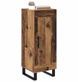 VidaXL Dressoir Oud Hout 34,5 x 34 x 90 cm Gemonteerd hout en ijzer