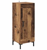 VidaXL Dressoir Olden Oud Hout 34,5 x 34 x 90 cm