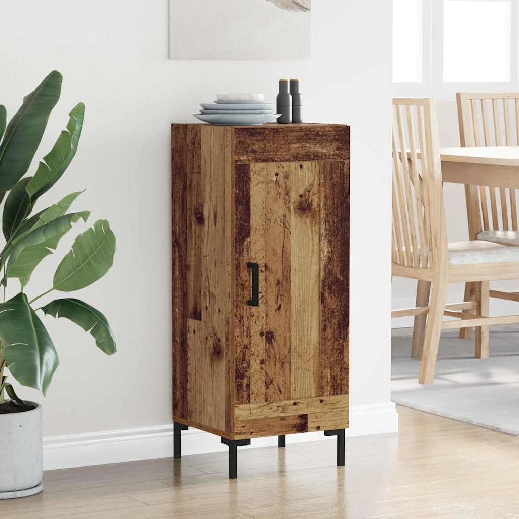 VidaXL Dressoir Olden Oud Hout 34,5 x 34 x 90 cm