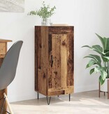 VidaXL Dressoir Oud Hout 34,5 x 34 x 90 cm Gemonteerd hout en ijzer