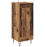 VidaXL Dressoir Oud Hout 34,5 x 34 x 90 cm Gemonteerd hout en ijzer